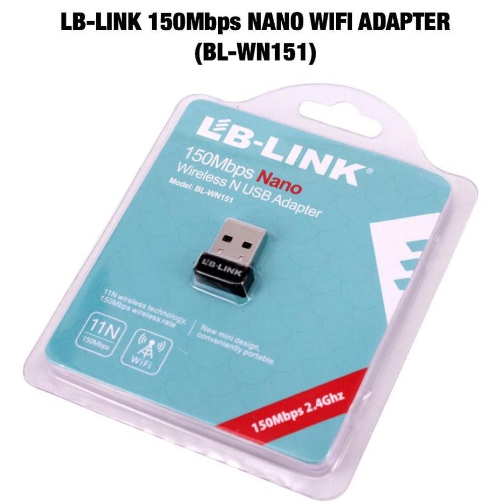 USB Wifi Nano LB LINK tốc độ 150Mbps - Usb thu sóng Wifi cho Laptop, PC