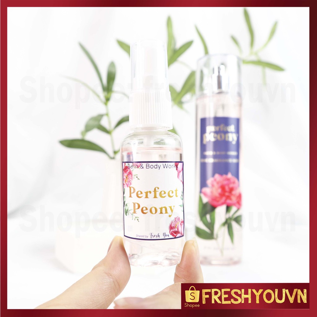 Perfect Peony - Xịt thơm toàn thân body mist Bath & Body Works khác  - Hoa | BigBuy360 - bigbuy360.vn