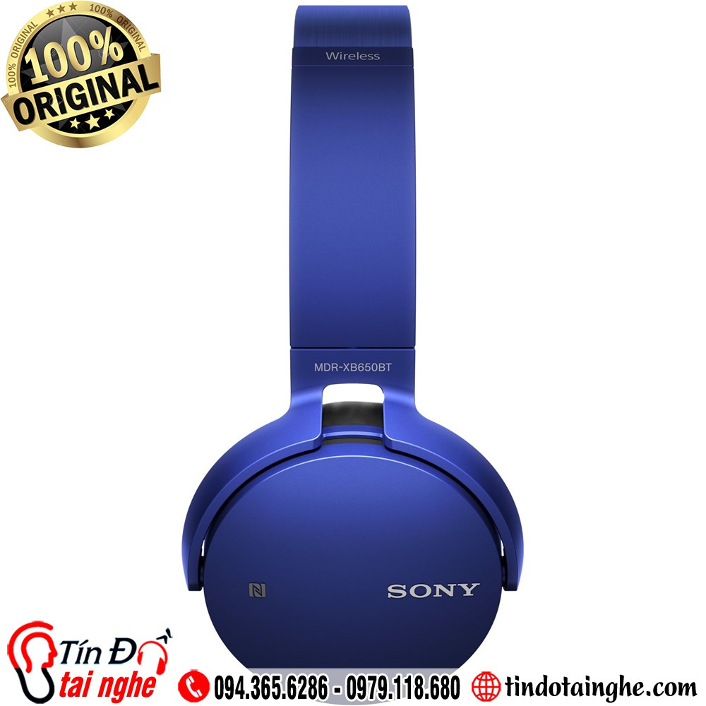 Tai nghe không dây EXTRA BASS Sony MDR-XB650BT | Chính Hãng