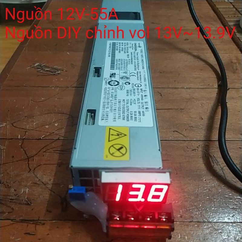 Nguồn HP Dell 12V sever 12V-82A 1000W max. Nguồn Acbel/ Emeson 12V-55A 675W max.