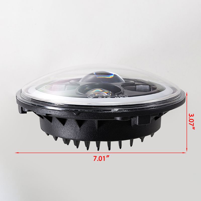 Đèn LED 7 &quot;Gắn Nóc Xe Hơi Địa Hình Wrangler