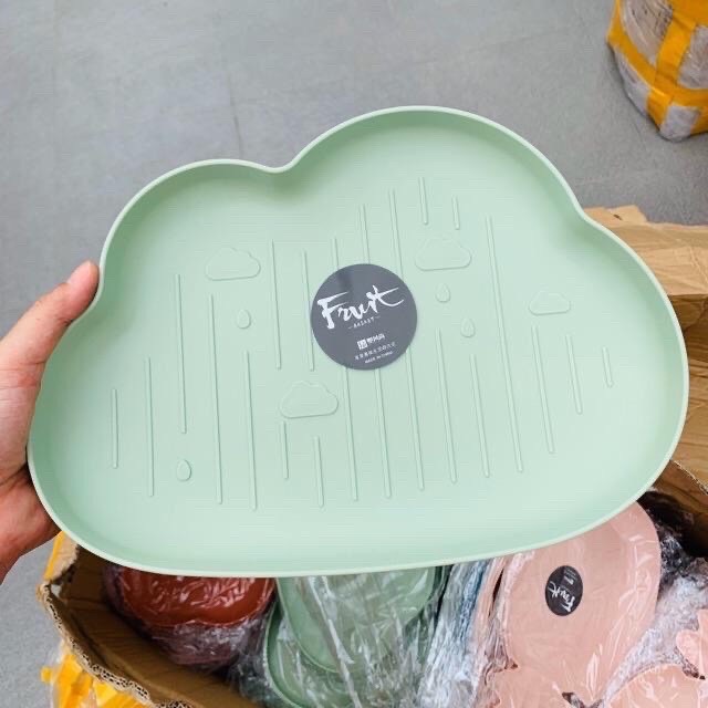 Khay Ăn Dặm Hình Đám Mây Tiện Dụng Ngộ Nghĩnh