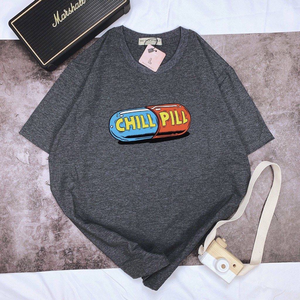 - Áo thun tay ngắn Be Yourself unisex size M L XL - VIÊN CHILLPILL