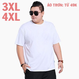 Áo Thun 3XL 4XL Bigsize cho người béo dưới 90kg