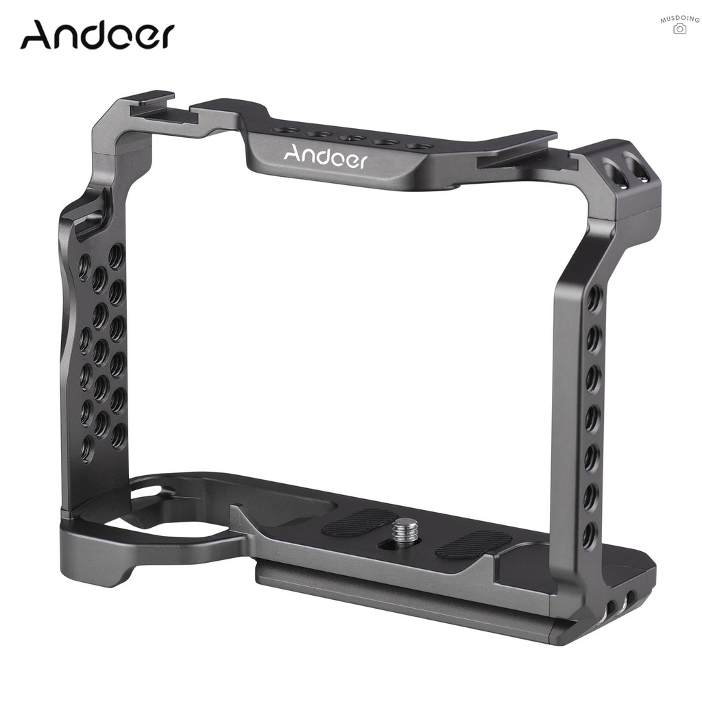 Lồng Andoer Bằng Hợp Kim Nhôm Có Hai Lỗ Ren Và Cờ Lê Từ Tính Thông Dụng Cho Máy Ảnh Sony A7Siii 1 / 4 3 / 8inch