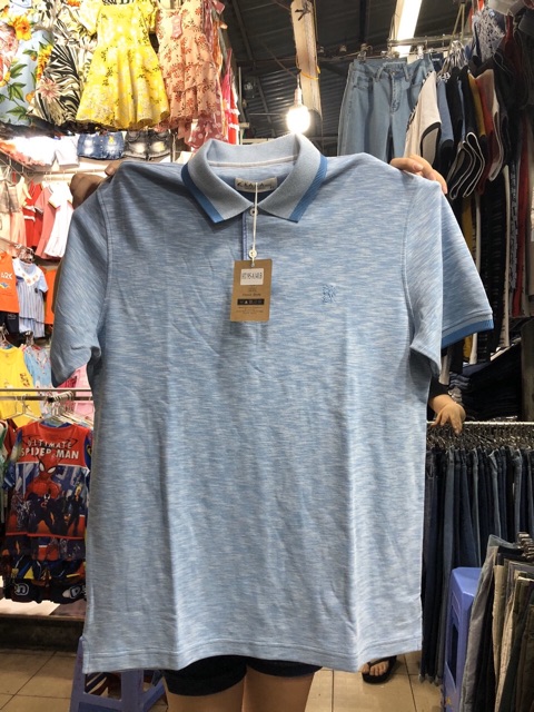 ÁO THUN NAM SIZE ĐẠI CỔ BẺ MÀU TRƠN MỚI CẬP BẾN D | BigBuy360 - bigbuy360.vn