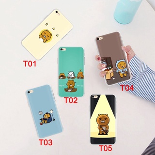 Ốp điện thoại mềm trong suốt hình Kakao Friends 147GT cho iPhone 12 Mini 11 Pro XS Max X XR