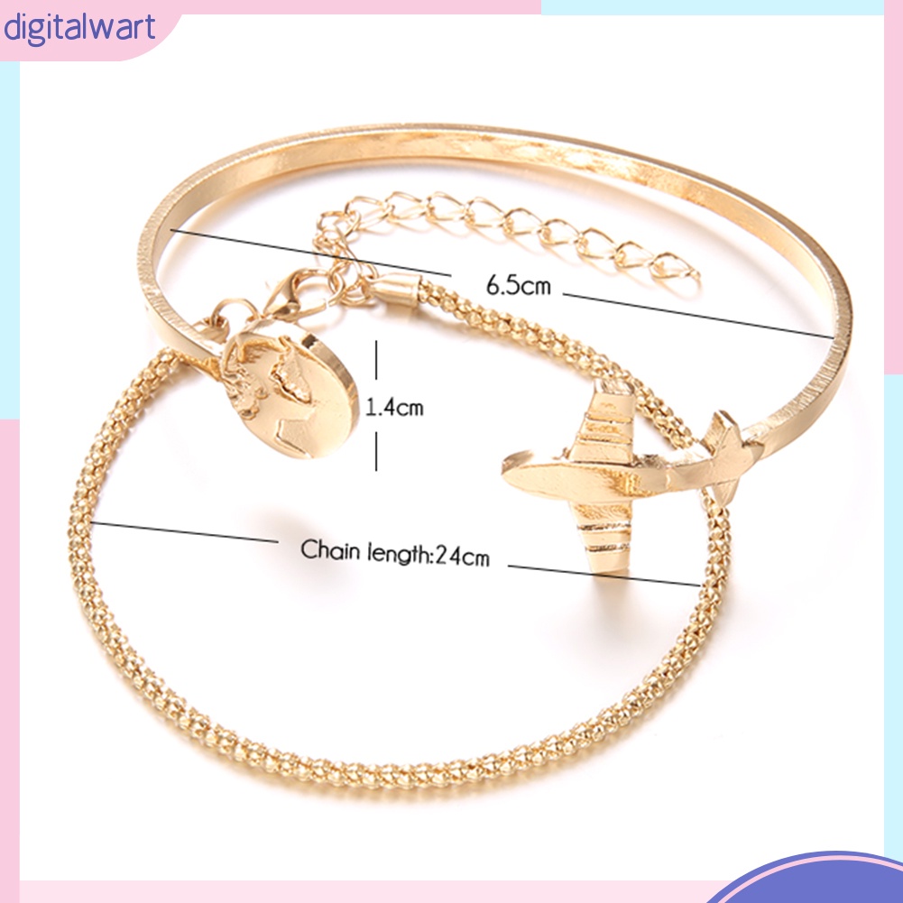 Bộ 2 vòng tay nữ trang tạo hình độc đáo