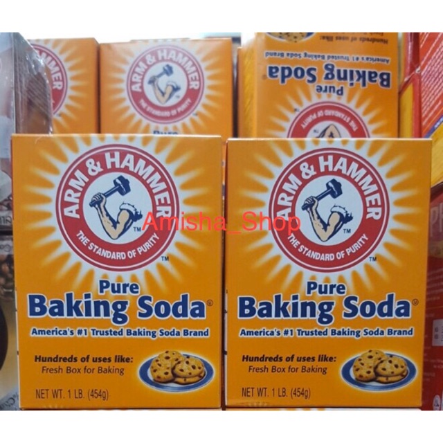 Bột Đa Dụng Pure Baking Soda Arm & Hammer 454g của Mỹ