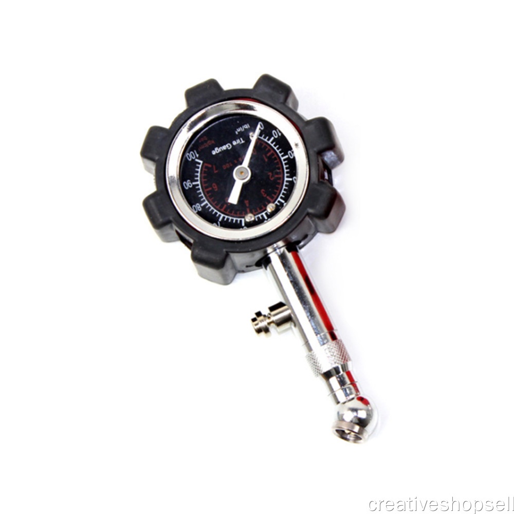 Đồng hồ đo áp suất lốp xe 100psi độ chính xác cao dùng cho xe hơi / xe máy / xe tải
