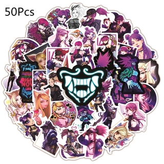 Z & m❀Miếng Dán Trang Trí Xe Hơi lol-series❀Bộ 50 Miếng Dán Chống Thấm Nước Dùng Trang Trí