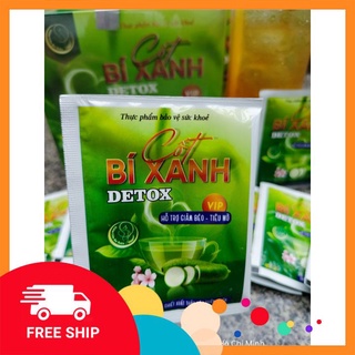 Giảm cân cốt bí xanh detox