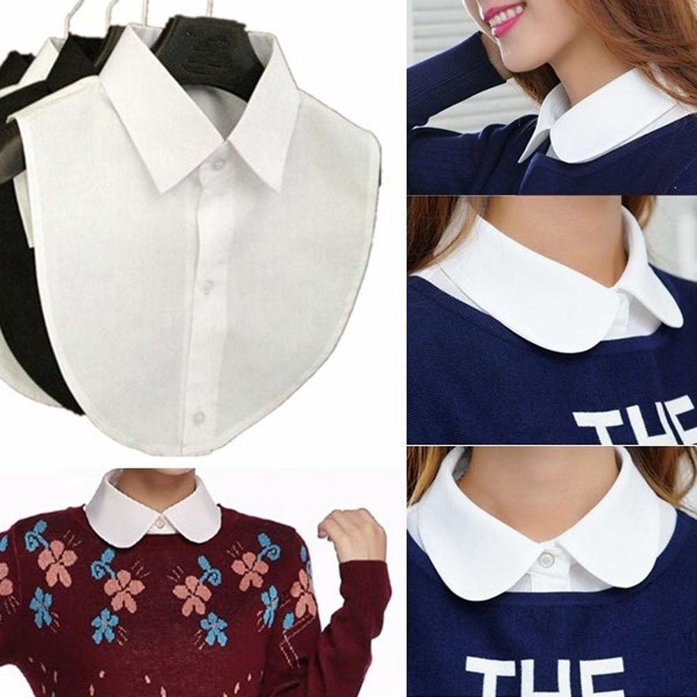 Pinevn sai collar blouse phụ kiện quần áo cổ điển