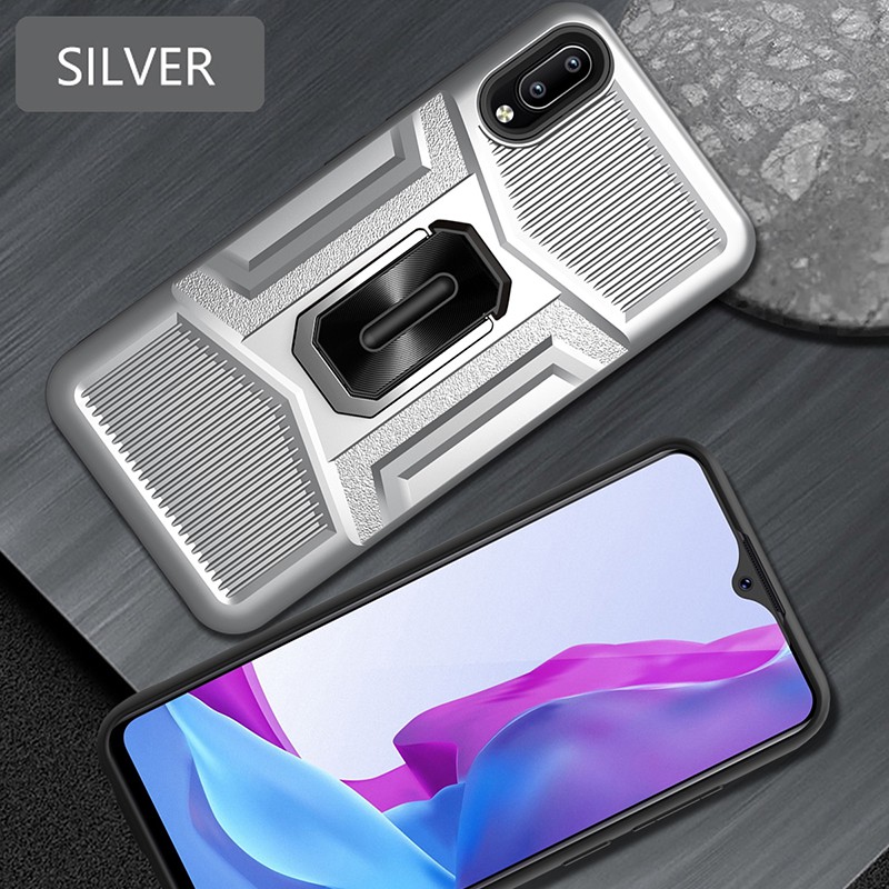 Suitable for oppo reno5-4G mobile phone case reno2z full package anti falling cover realme 5 tide realme c3 men's personality creativity realme c3 new realme 5 soft silicone anti falling high grade with ring magnet
