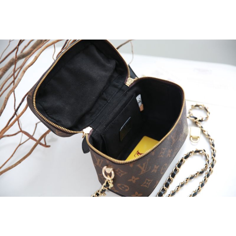 Túi xách nữ LV dáng cốp sz19cm họa tiết hãng chất da dày dặn fullbox