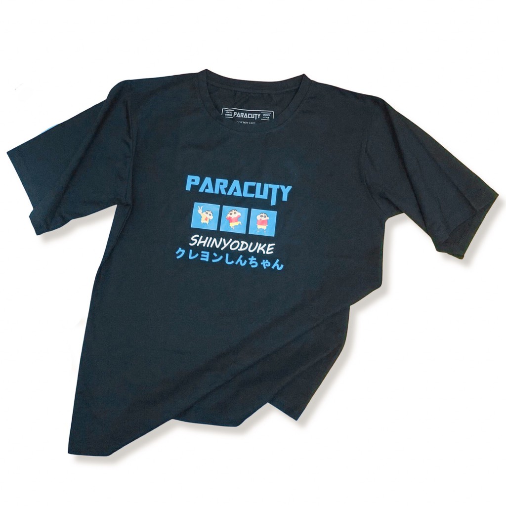 Áo thun nam nữ Unisex PARACUTY Shinyoduke P04 chất liệu cotton 100%, co giãn 4 chiều, dày dặn, form rộng tay lỡ | BigBuy360 - bigbuy360.vn