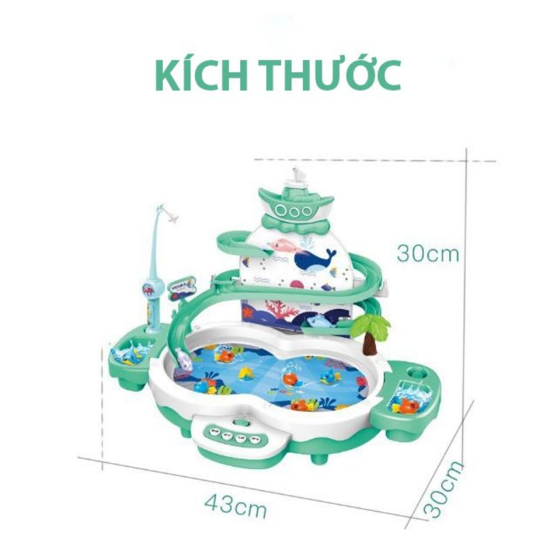 Bộ Đồ Chơi Câu Cá Thác Nước Vui Nhộn Cho Bé