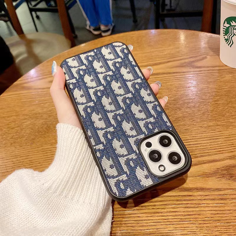 Ốp Điện Thoại Da Thêu Họa Tiết Cho iphone 14 14promax 14pro 13 pro max 13mini 12 pro max 11 x 6sp 7 8 plus xr xs max