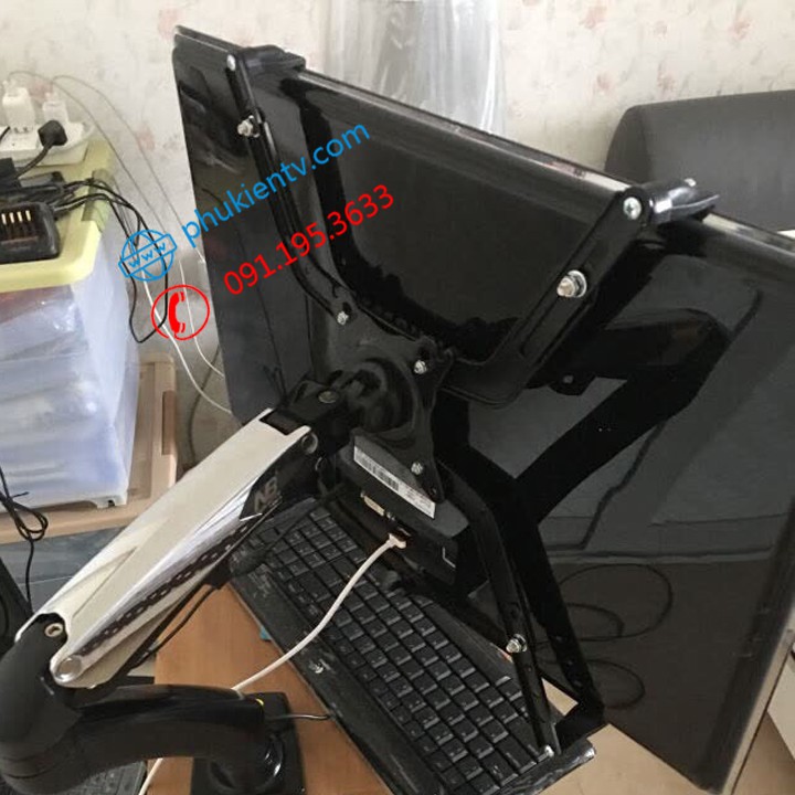 Bộ kẹp màn hình NB FP1 17 - 27 inch ( sử dụng cho màn hình không thiết kế treo )