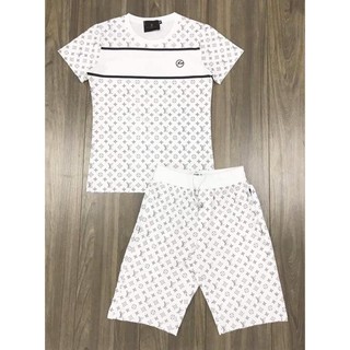 Bộ hè nam - Bộ thời trang nam - Bộ quần áo hè nam MANDURATH Eo Vì Trắng cực cool ngầu