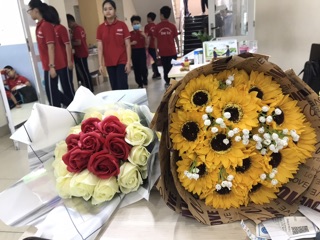 Hoa sáp bó hướng dương