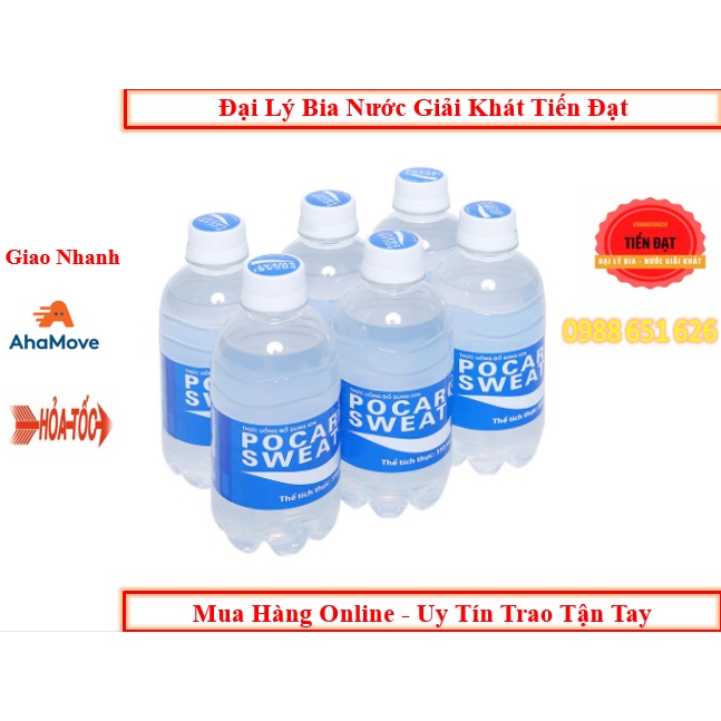 Lốc 6 Chai Nước Khoáng i-on Pocari Sweat 350ml