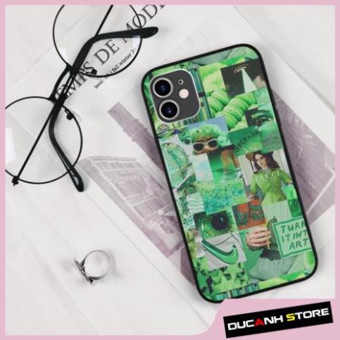 Ốp Lưng SAMSUNG hình green lady gucci  collage art kinetic art viền vuông  cho các dòng iPhone PAP20210983