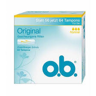 Băng vệ sinh tampon ob Đức size normal original 64st