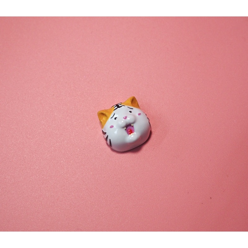 Nút bàn phím cơ hình hổ mắt tròn lỗ tai màu cam/ Resin keycap/ Keycap set/ Esc keycap/ Gift for gamer