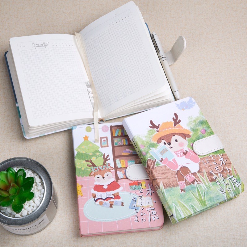 Sổ tay, sổ kế hoạch bìa cứng hình thú siêu đáng yêu mẫu mới