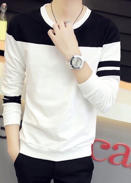 Áo thun nam Hàn quốc tay dài hot | BigBuy360 - bigbuy360.vn