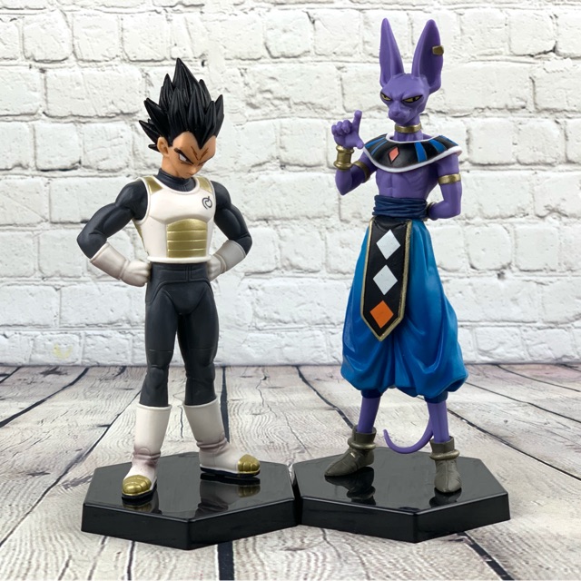 Mô hình - bộ 2 vegeta và beerus nobox - figure dragonball super