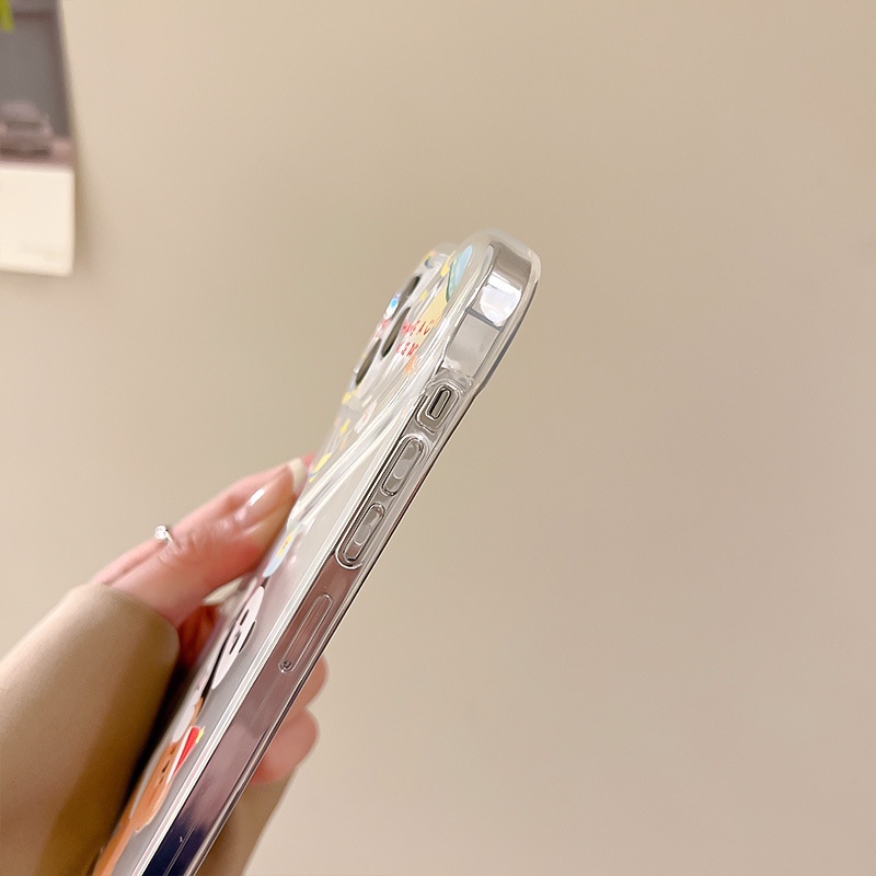 Ốp Điện Thoại tpu Silicon Trong Suốt Họa Tiết Trái Tim Lớn Cho Iphone 13iPhone11 / 12Pro xr / 8 xs