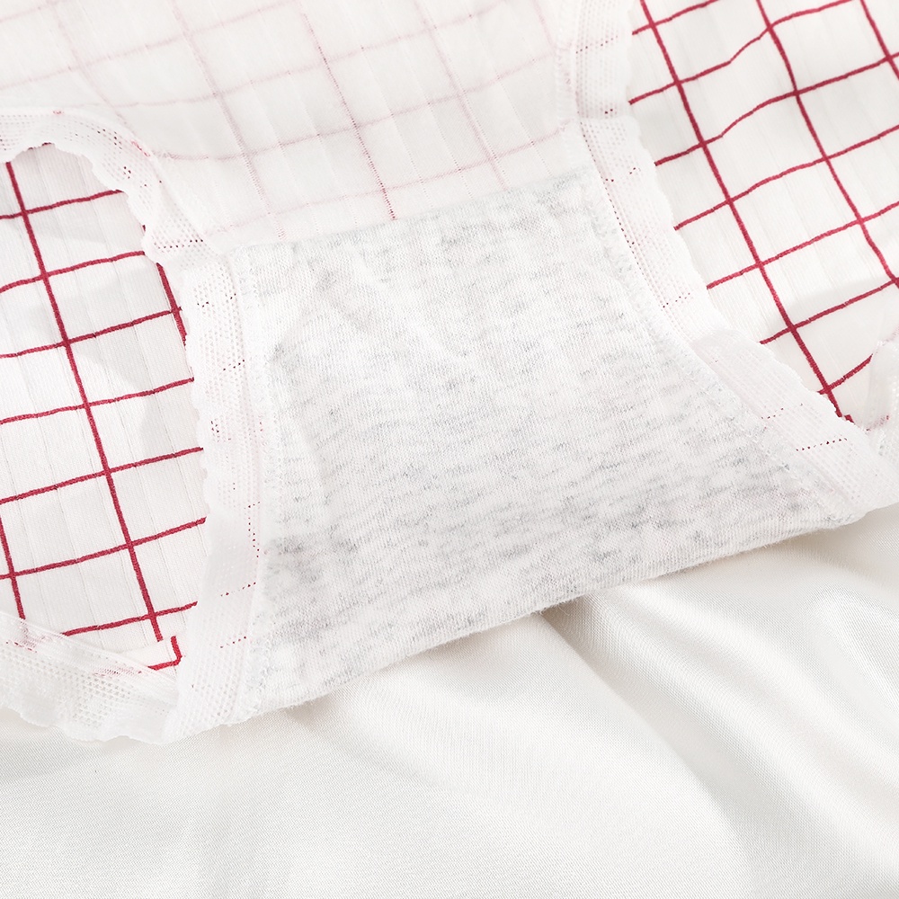 Quần lót LEVAO bằng cotton lưng trung bình thời trang cho nữ