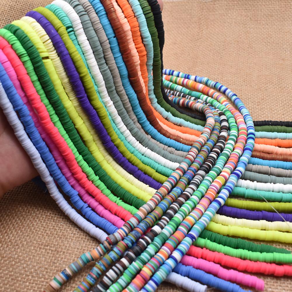 Hạt Tròn Dẹt 6mm Nhiều Màu Sắc Dùng Làm Trang Sức Thủ Công