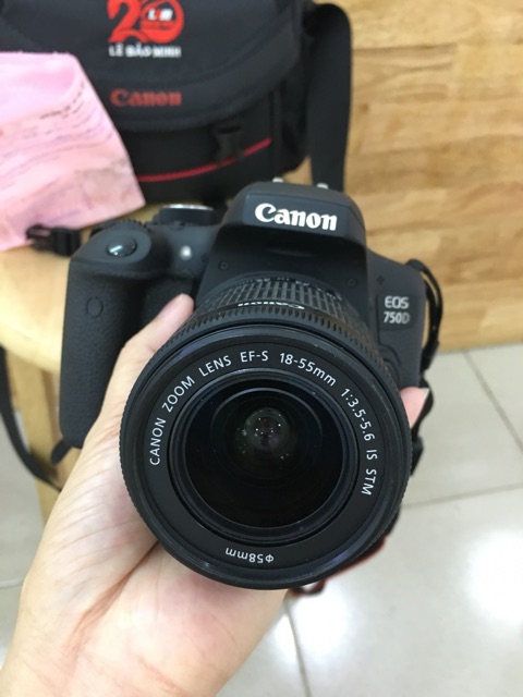 🔥Máy ảnh Canon EOS 750D + Lens 18-55mm STM- BH chính hãng LBM dài