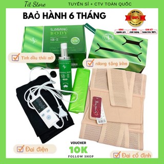 Đai Nóng Cải Tiến Tan Mỡ Slimming Body 2, Đai Nịt Quấn Nóng Thải Mỡ Thừa, Thon Gọn Eo tặng kèm gen dán