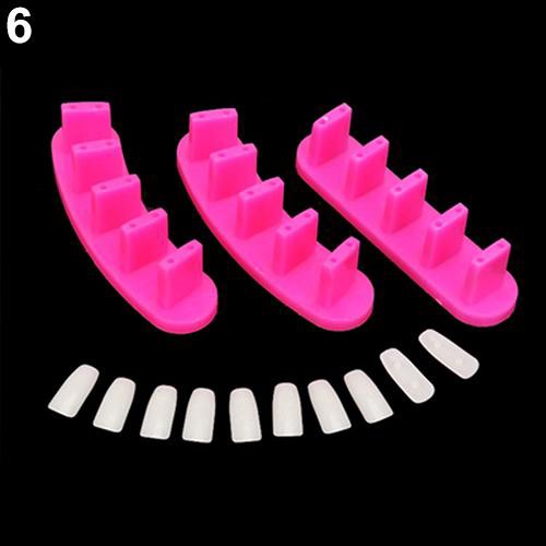 Set 3 khung nhựa Acrylic dùng để trưng bày móng nghệ thuật tiện dụng