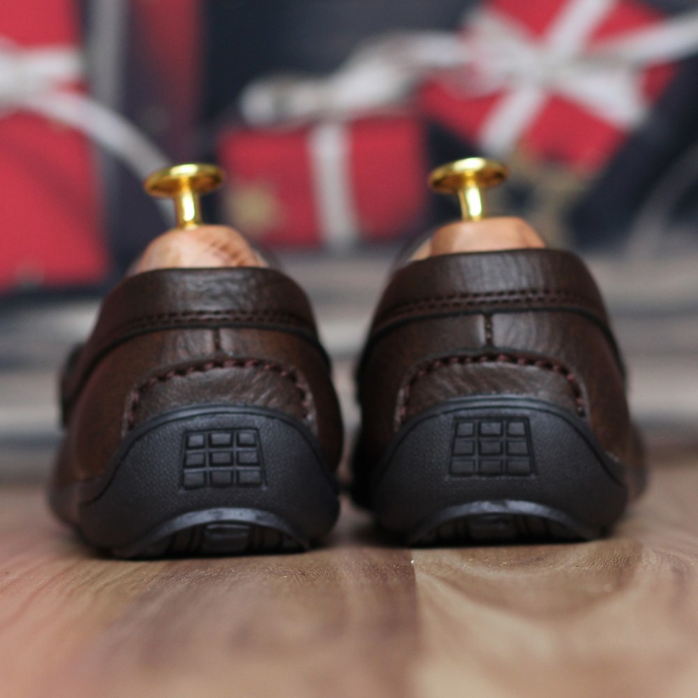Giày Lười Nam Plo Màu Nâu | BigBuy360 - bigbuy360.vn