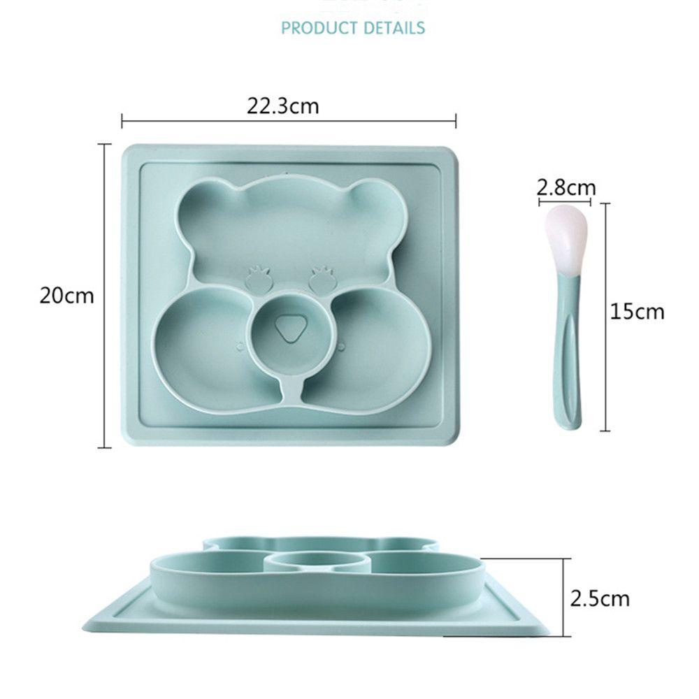 NIUYOU Tô Ăn Silicon Chống Bỏng Họa Tiết Hoạt Hình Thân Thiện Với Môi Trường Cho Bé