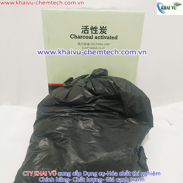 Than hoạt tính dạng bột mịn thí nghiệm Xilong (Charcoal Activated) Hộp 500g