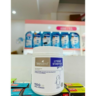 Bột tăng chiều cao cho bé Bioisland Lysine starter for kids 150g giúp trẻ ăn ngon, tăng chuyển hóa của Úc