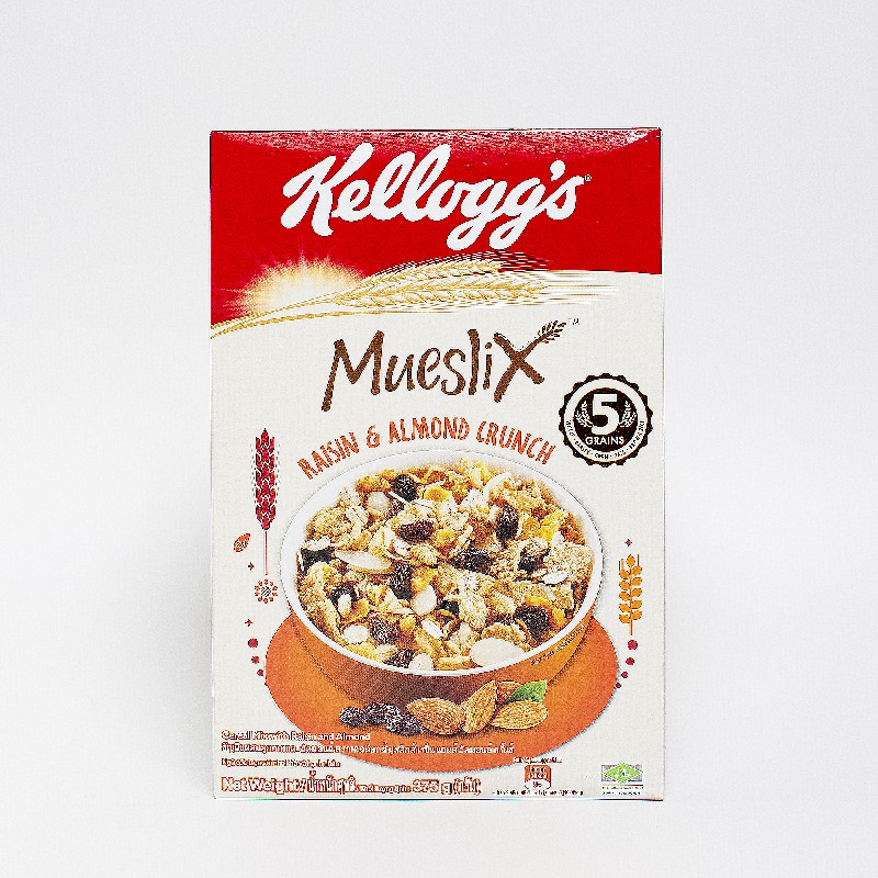 Ngũ Cốc Dinh Dưỡng Kellogg's Mueslix Raisin &amp; Almond 375g