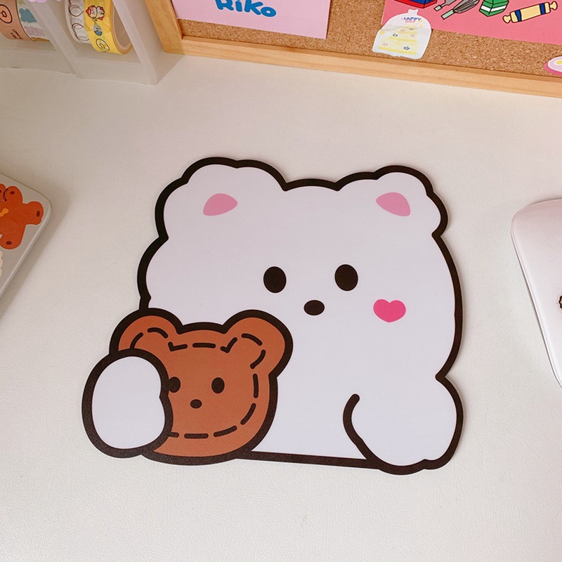 Tấm Lót Chuột Máy Tính Hình Gấu Tambra Kawaii Chống Trượt & Nước