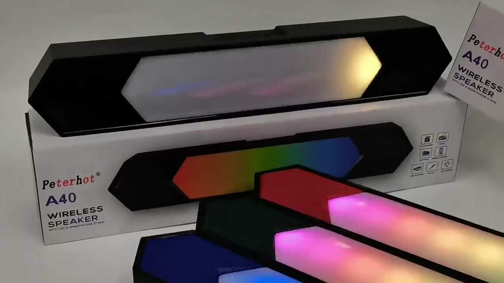 Loa Bluetooth A40 Mới Đèn Leb Cao Cấp Bass Mạnh Âm Thanh Vòm Có Hỗ Trợ Khe Cắm Thẻ Nhớ USB Máy Tính | BigBuy360 - bigbuy360.vn