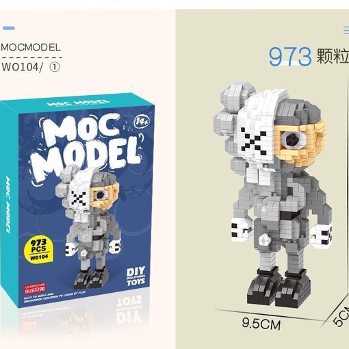 Mô Hình 3D Lắp RápKaws Moc Nhân Vật Hoạt Hình Cho Bé Trai Gái Giá Rẻ Bằng Nhựa Trang Trí Mini Sáng Tạo Đáng Yêu