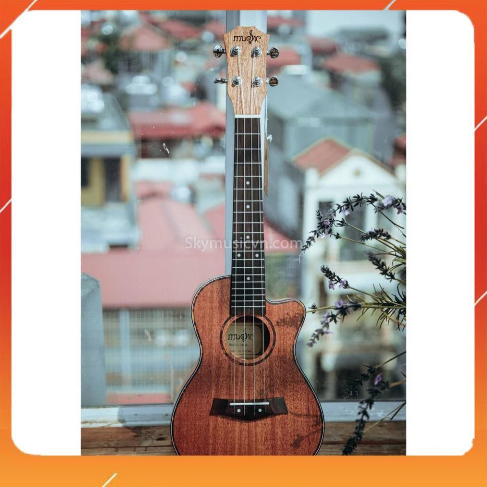 [GIÁ HỦY DIỆT] Đàn Ukulele Tenor 26inch Khuyết Gỗ Mahogany Âm Cực Hay (Tặng Kèm Full Phụ Kiện)