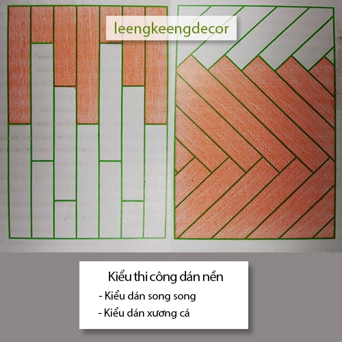 Miếng dán nền vân gỗ màu trắng sẵn keo tự dính nhựa nguyên sinh hàng loại 1 mã 18 giá rẻ