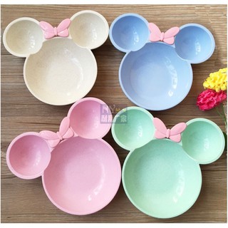 Bát ăn dặm lúa mạch Mickey kèm thìa dĩa cho bé