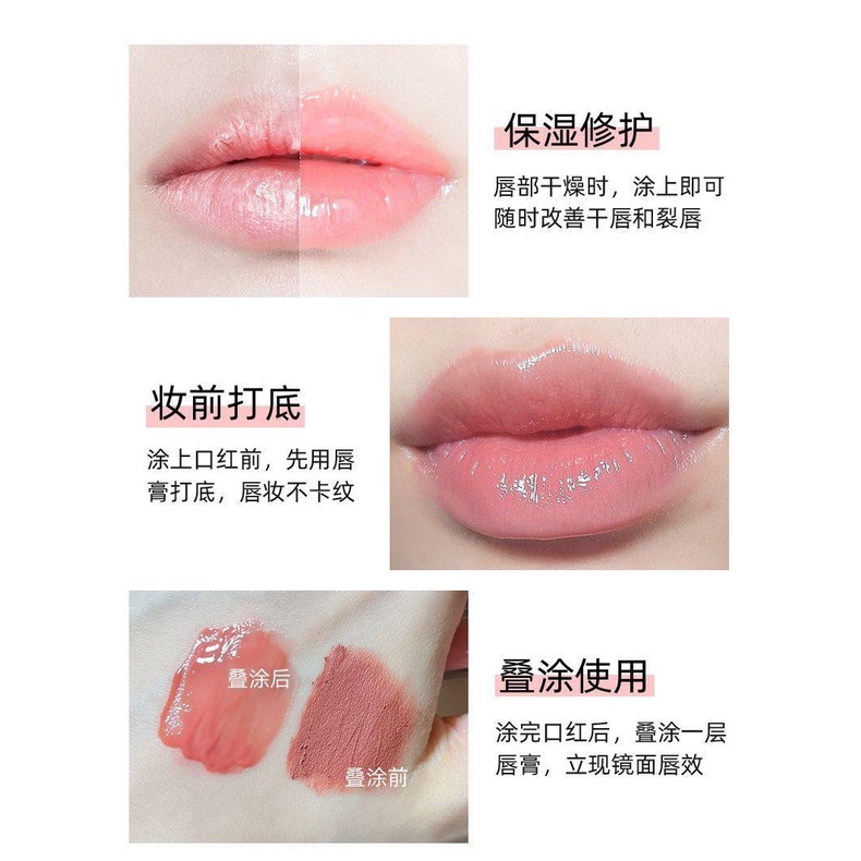 Son dưỡng chiết xuất mật ong làm ẩm mượt môi/Son Môi Dưỡng Ẩm Chống Khô Môi CACE Cherry Blossom